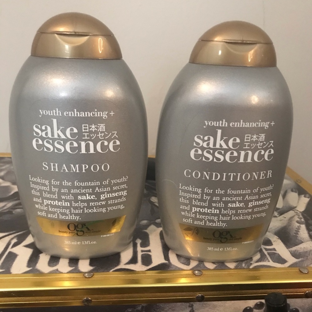 Ogx sake essence shampoo and conditioner